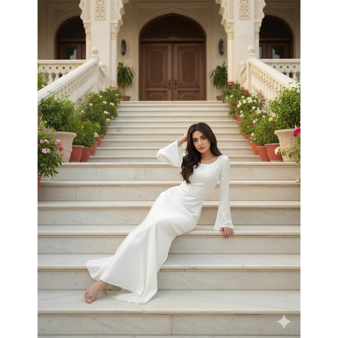 Luxury Shalmoz Silk Maxi Dress – Elegant Bodycon Fit