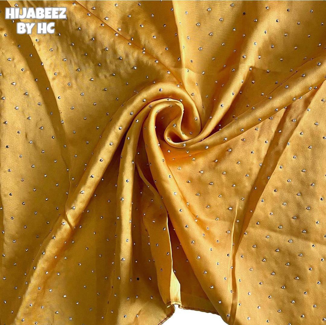 SLIK HIJAB WITH DIAMOND STONE ALL OVER