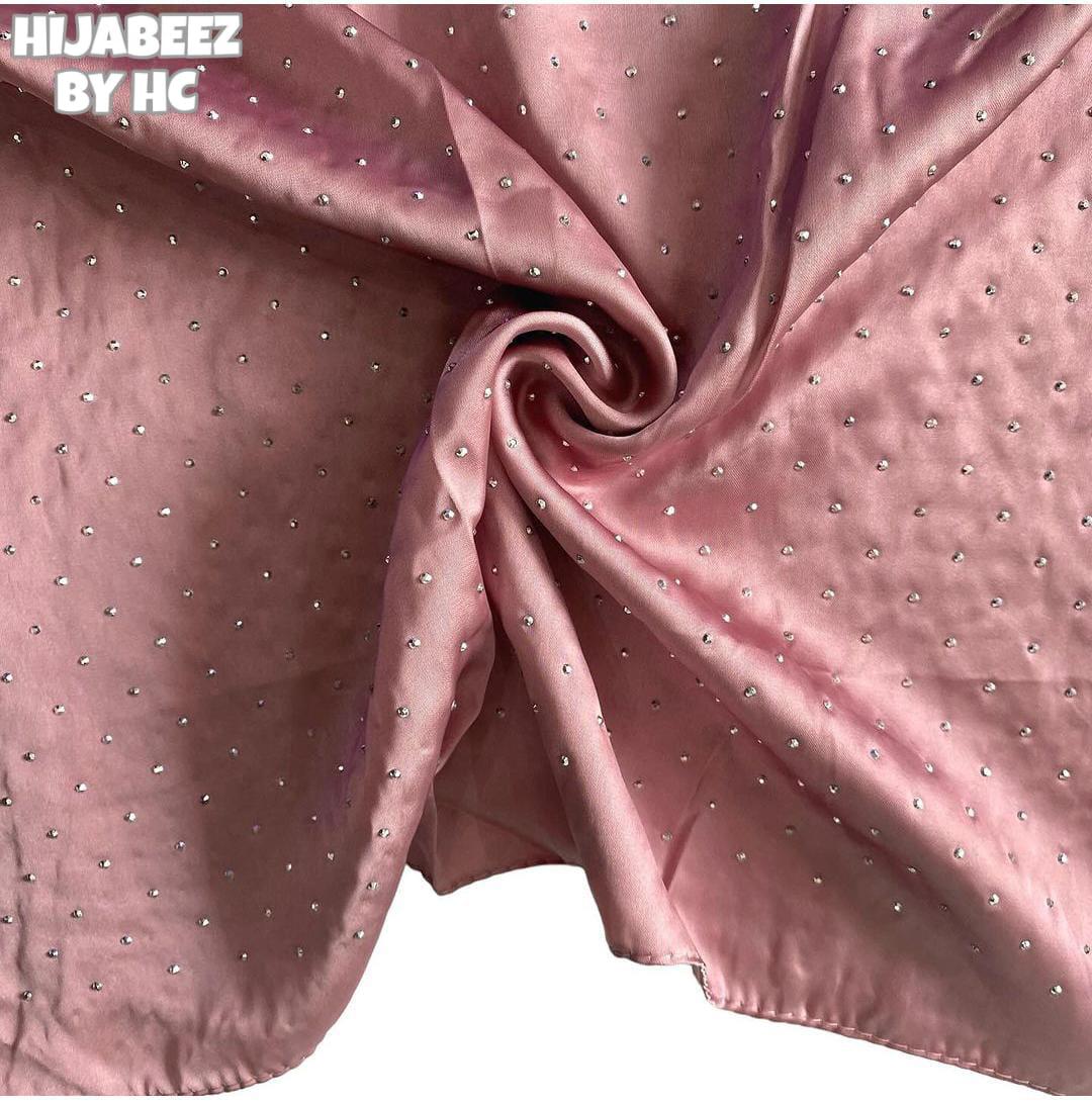SLIK HIJAB WITH DIAMOND STONE ALL OVER