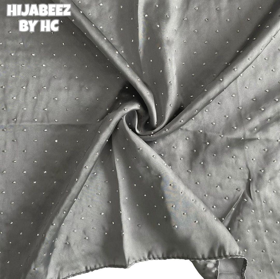 SLIK HIJAB WITH DIAMOND STONE ALL OVER