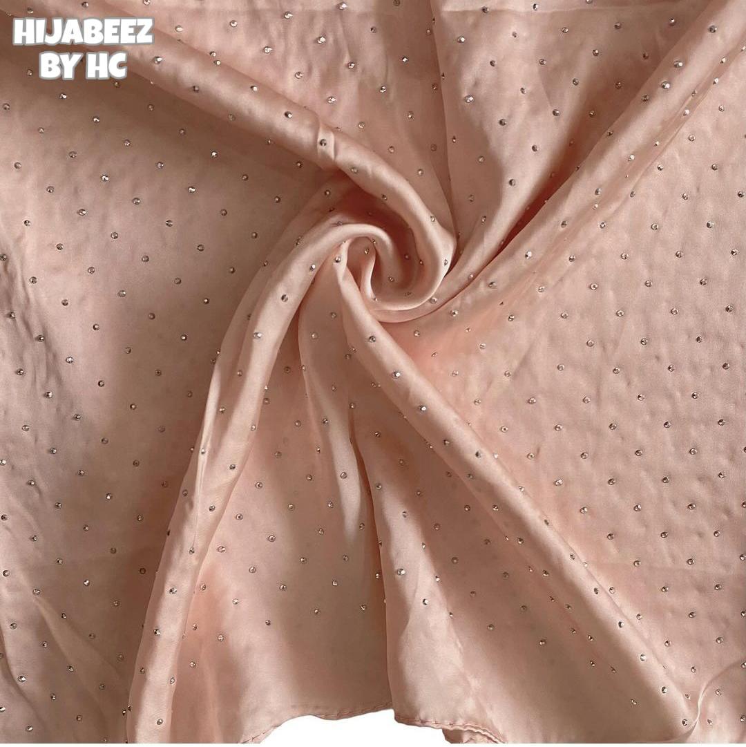SLIK HIJAB WITH DIAMOND STONE ALL OVER