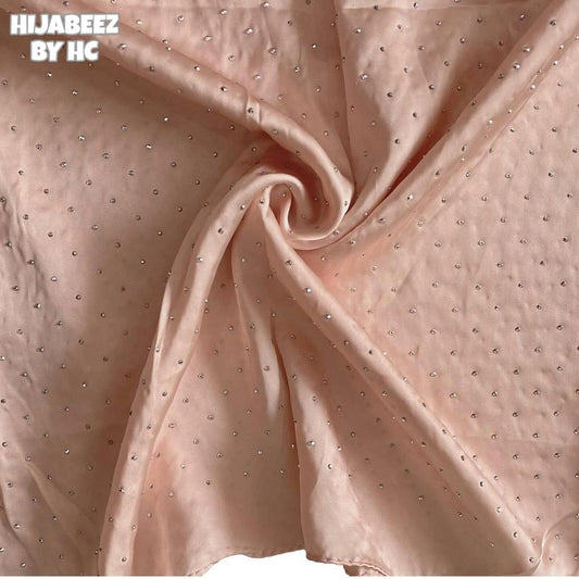 SLIK HIJAB WITH DIAMOND STONE ALL OVER