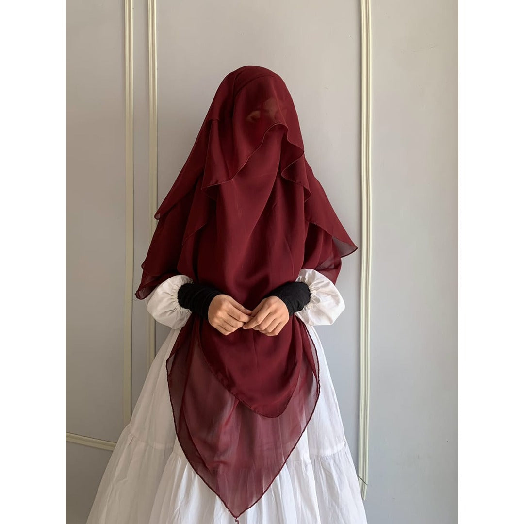 Princess Khimar – Premium Chiffon Elegance