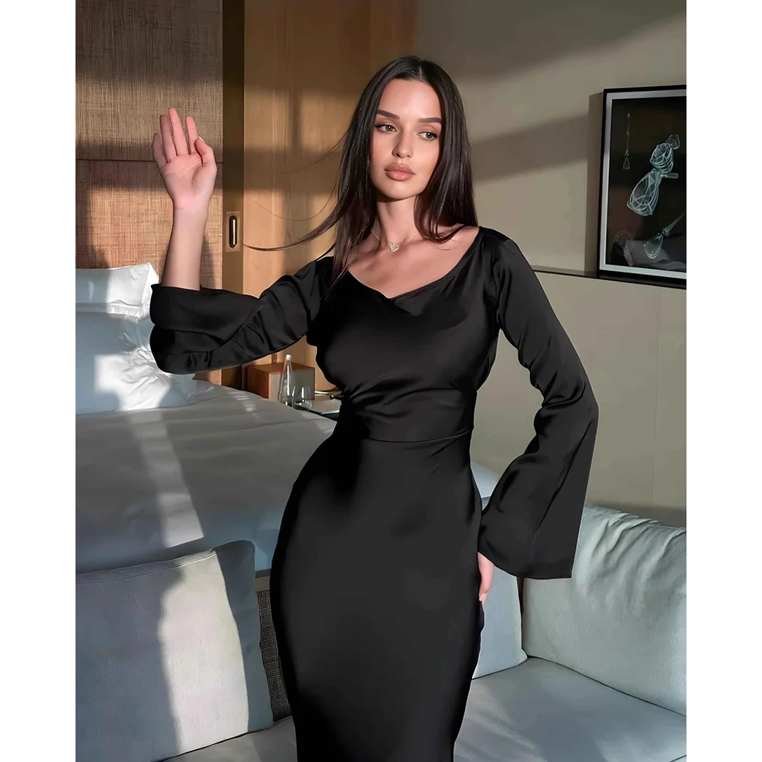 Luxury Shalmoz Silk Maxi Dress – Elegant Bodycon Fit