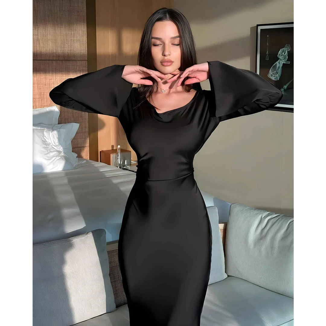 Luxury Shalmoz Silk Maxi Dress – Elegant Bodycon Fit
