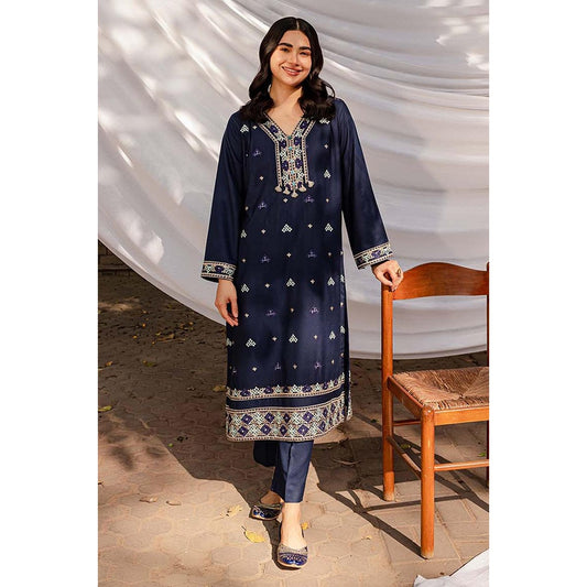 Cotton Embroidered 2-Piece Suit
