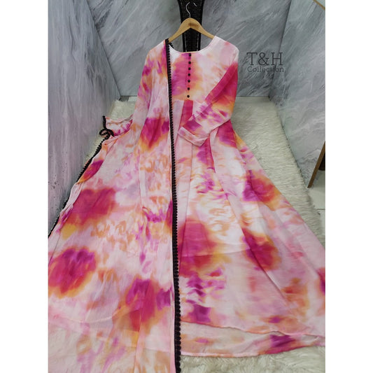 Elegant Chiffon Maxi with Matching Dupatta – New Arrival ✨