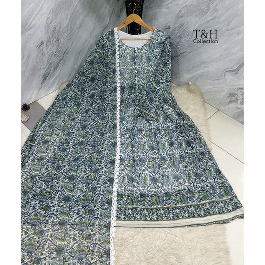 Elegant Chiffon Maxi with Matching Dupatta – New Arrival ✨