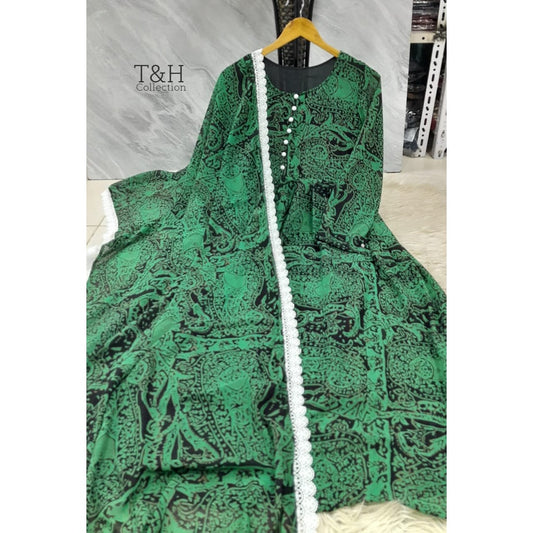 Elegant Chiffon Maxi with Matching Dupatta – New Arrival ✨