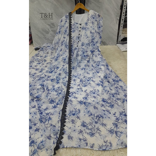 Elegant Chiffon Maxi with Matching Dupatta – New Arrival ✨